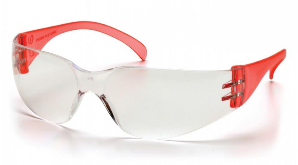 Intruder - Red Temples/Clear-Hardcoated Lens<span class=' ItemWarning' style='display:block;'>Item is usually in stock, but we&#39;ll be in touch if there&#39;s a problem<br /></span>