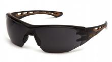 Pyramex Safety CHB820ST - Carhartt - Easley - Black and tan frame with gray anti-fog lens