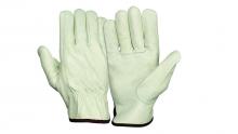 Pyramex Safety GL2001KHTM - Value Cow Leather Drvr Keystone Thumb - Hang Tagged -M
