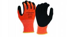 Pyramex Safety GL608CL - Pyramex Safety-SandyNitrile 13g HPPE HiVis Org A6 Cut-L
