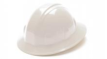 Pyramex Safety HP24110 - SL Series Full Brim Hard Hat - White-Full Brim 4 Pt Ratchet Suspension