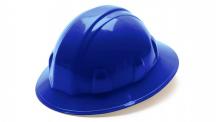 Pyramex Safety HP24160 - SL Series Full Brim Hard Hat - Blue -Standard Shell 4 Pt Ratchet Suspension