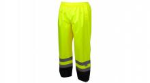 Pyramex Safety RRWP3110X3 - PU/Poly hi vis elastic waist pants - size 3X large