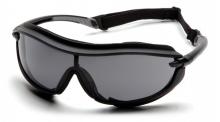 Pyramex Safety SB4620STP - XS3 Plus - Black Frame/Gray Anti-Fog Lens