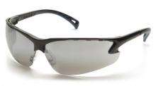 Pyramex Safety SB5770D - Venture 3 - Black Frame/Silver Mirror Lens