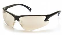 Pyramex Safety SB5780D - Venture 3 - Black Frame/Indoor/Outdoor Mirror Lens