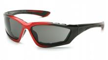 Pyramex Safety SBR8720DTP - Accurist - Black/Red Padded Frame/Gray Anti-Fog Lens