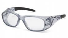 Pyramex Safety SG9810TR20 - Emerge Plus - Gray Frame/Clear top +2.0 insert reader lens