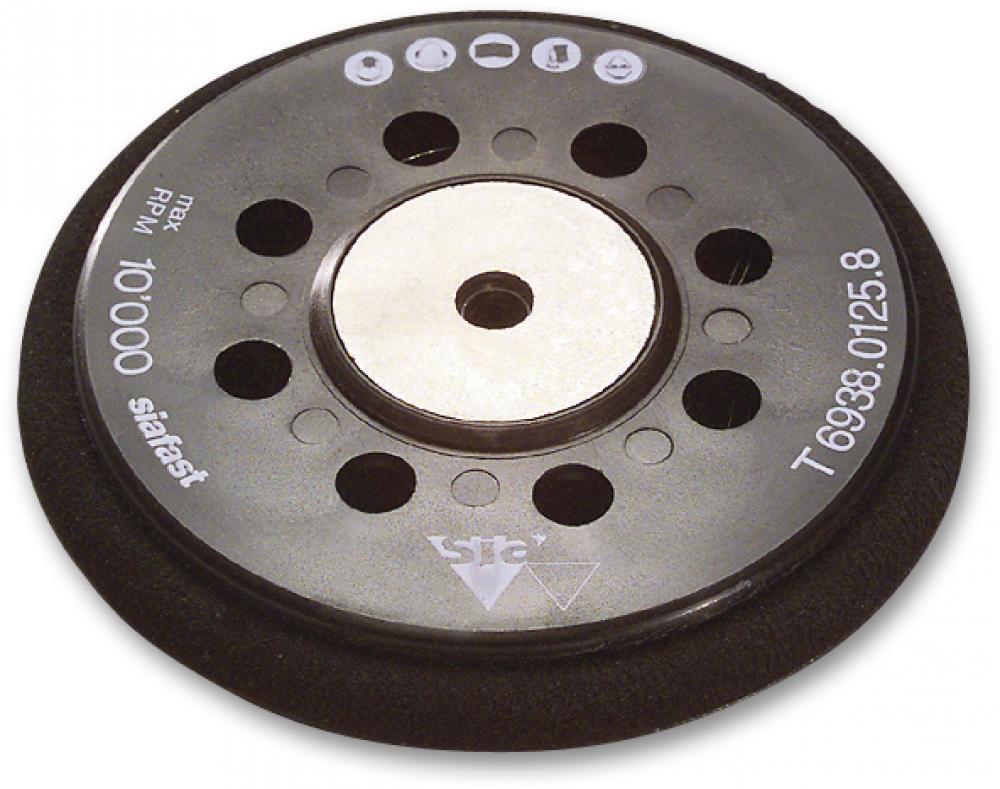 SIA | backing pad for random orbit sander | 125 mm<span class=' ItemWarning' style='display:block;'>Item is usually in stock, but we&#39;ll be in touch if there&#39;s a problem<br /></span>