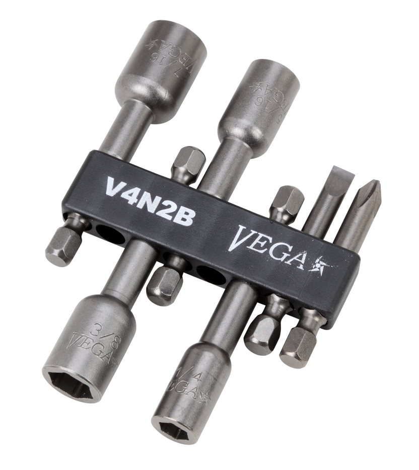 Vega 6pc NutSetter and Power Bit Set<span class=' ItemWarning' style='display:block;'>Item is usually in stock, but we&#39;ll be in touch if there&#39;s a problem<br /></span>
