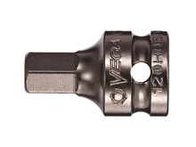 Vega Industries 120H030SB - Vega Hex 3mm Socket Bit x 3/4" - 1/4 Sq Dr
