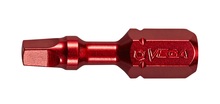 Vega Industries 125R2A-R - Vega Square #2 Insert Bit x 1" Red