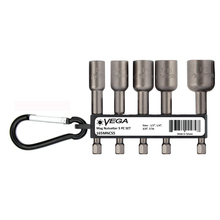 Vega Industries 165MNCS5 - Vega 5pc Magnetic NutSetter Set