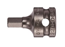 Vega Industries 228H100SB - Vega Hex 10mm Socket Bit x 1" - 3/8 Sq Dr