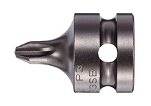 Vega Industries 338P4SB - Vega Phillips #4 Socket Bit x 1 1/2" - 1/2 Sq Dr