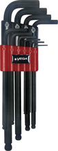 Vega Industries HL10A - Vega 10pc Hex L-Key Set - Inch (Long)