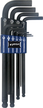 Vega Industries HL10AM - Vega 10pc Hex L-Key Set - Metric (Long)