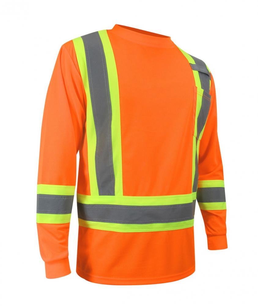 LONG SLEEVE T-SHIRT WITH REFLECTIVE STRIPES<span class=' ItemWarning' style='display:block;'>Item is usually in stock, but we&#39;ll be in touch if there&#39;s a problem<br /></span>