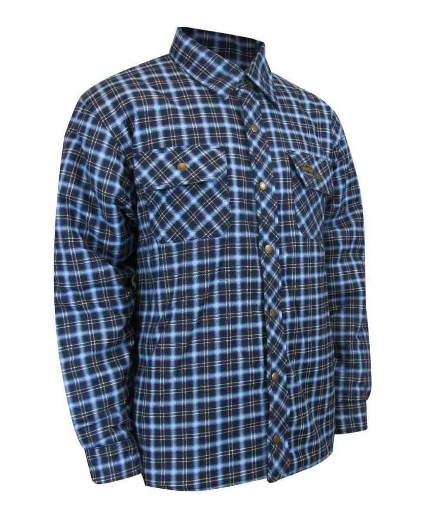 QUILTED FLANNEL SHIRT WITH RUSTPROOF SNAPS<span class=' ItemWarning' style='display:block;'>Item is usually in stock, but we&#39;ll be in touch if there&#39;s a problem<br /></span>