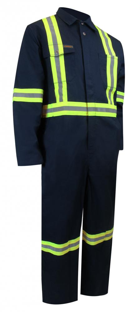 UNLINED COVERALL WITH ZIPPER ON THE LEGS AND REFLECTIVE STRIPES<span class=' ItemWarning' style='display:block;'>Item is usually in stock, but we&#39;ll be in touch if there&#39;s a problem<br /></span>