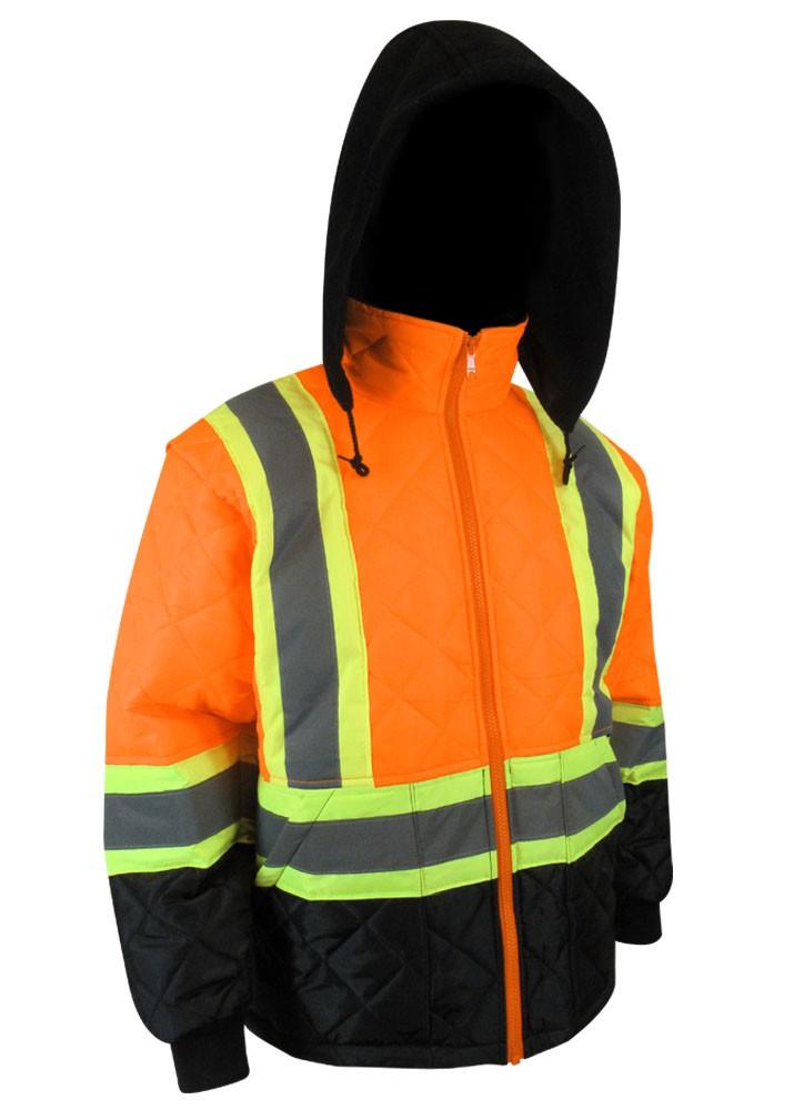 SHORT FREEZER JACKET WITH REFLECTIVE STRIPES<span class=' ItemWarning' style='display:block;'>Item is usually in stock, but we&#39;ll be in touch if there&#39;s a problem<br /></span>