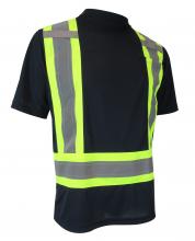 Jackfield 10-662R-N-S - SHORT SLEEVE T-SHIRT WITH REFLECTIVE STRIPES