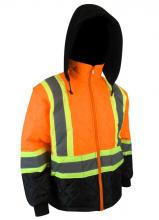 Jackfield 70-525R-S - SHORT FREEZER JACKET WITH REFLECTIVE STRIPES