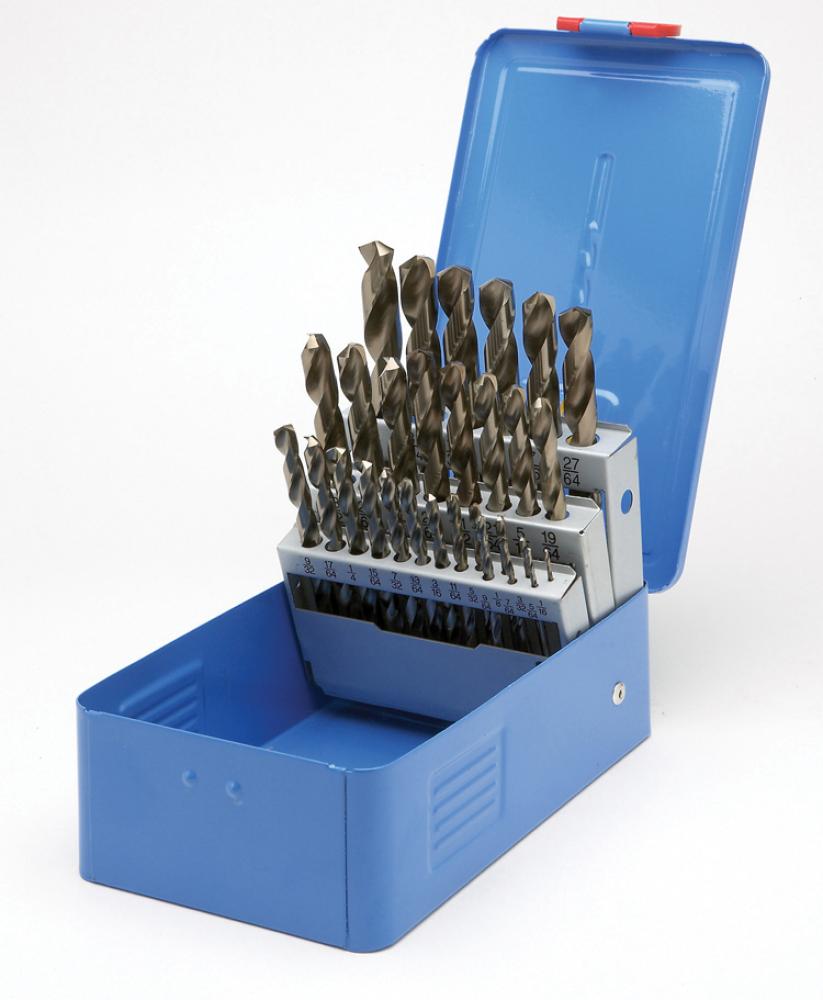 STM Premium 1/16&#34; - 1/2&#34; 29pc Cobalt Jobber Length Drill Set<span class=' ItemWarning' style='display:block;'>Item is usually in stock, but we&#39;ll be in touch if there&#39;s a problem<br /></span>