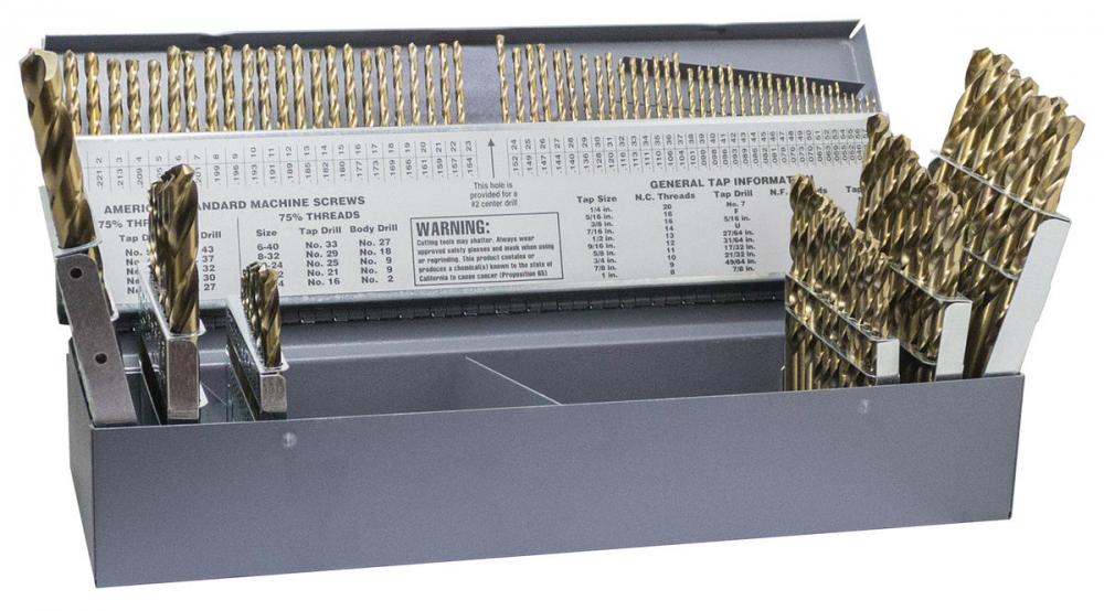 STM Premium 1/16&#34; - 1/2&#34;, #1-#60, A-Z 115pc 135Âº Split Point HSS 3-1 Combination<span class=' ItemWarning' style='display:block;'>Item is usually in stock, but we&#39;ll be in touch if there&#39;s a problem<br /></span>