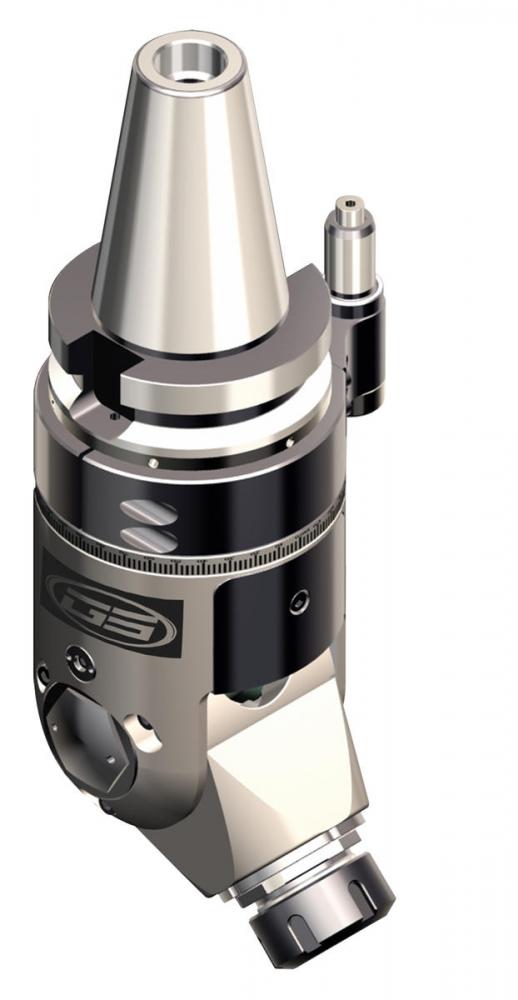 GS ?381-150? GPV20 CAT50 ER32 Pivoting Angle Head<span class=' ItemWarning' style='display:block;'>Item is usually in stock, but we&#39;ll be in touch if there&#39;s a problem<br /></span>