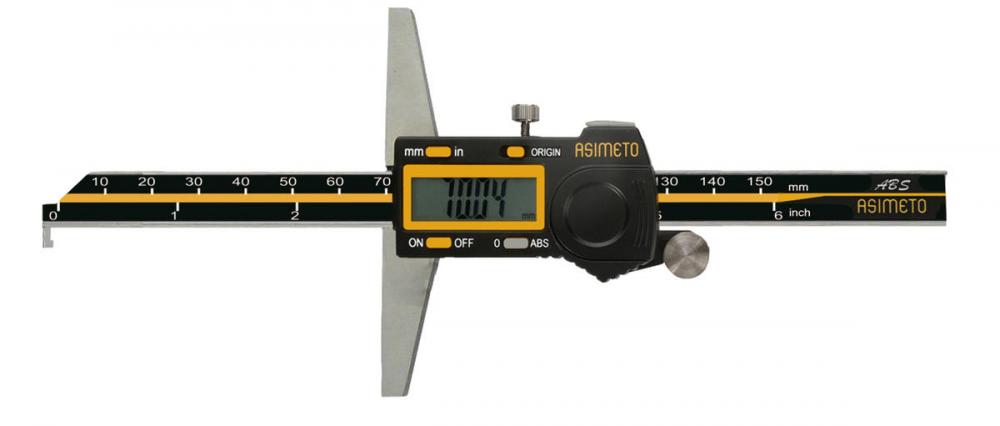 Asimeto 7322127 0-12&#34; Absolute Digital Depth Caliper With Single Hook<span class=' ItemWarning' style='display:block;'>Item is usually in stock, but we&#39;ll be in touch if there&#39;s a problem<br /></span>