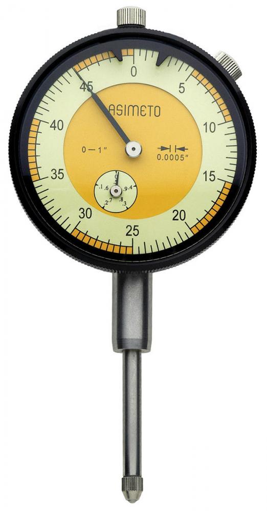 Asimeto 7402263 1.0&#34; x 0.001&#34;  0-50-0 AGD2 Dial Indicator<span class=' ItemWarning' style='display:block;'>Item is usually in stock, but we&#39;ll be in touch if there&#39;s a problem<br /></span>