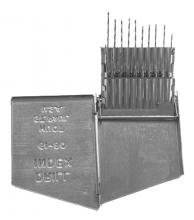 Sowa Tool 105-830 - Quality Import #61-#80 20pc HSS Jobber Length Drill Set