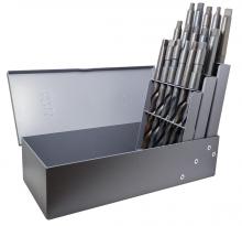 Sowa Tool 113-894 - STM 33/64" - 3/4" 16pc HSS Taper Shank Drill Set