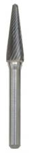 Sowa Tool 170-243 - STM SL-6 5/8" x 1/4" Shank 14Âº Taper With Radius End Carbide Standard Cut Burr