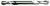 Sowa High Performance 1/32 x 2-1/4" OAL 2 Flute Double End Regular Length Bright