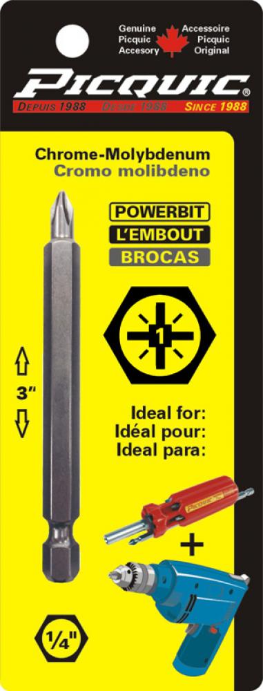 3 inch PozidrivÂ® # 1 Powerbit Carded<span class=' ItemWarning' style='display:block;'>Item is usually in stock, but we&#39;ll be in touch if there&#39;s a problem<br /></span>