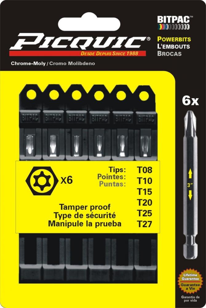 TorxÂ® Security BitPac Set Black<span class=' ItemWarning' style='display:block;'>Item is usually in stock, but we&#39;ll be in touch if there&#39;s a problem<br /></span>
