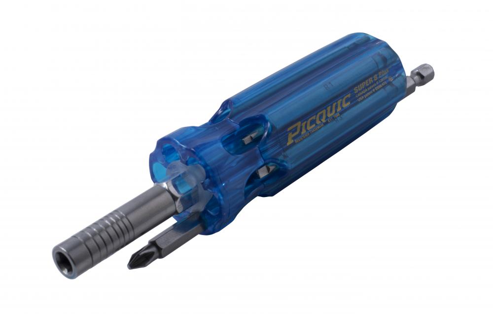 SUPER 8 Plus Multibit driver with nut-driver Bulk Blue<span class=' ItemWarning' style='display:block;'>Item is usually in stock, but we&#39;ll be in touch if there&#39;s a problem<br /></span>