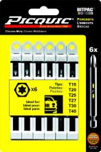 Picquic Tool Company Inc 95003 - TorxÂ® BitPac Set White