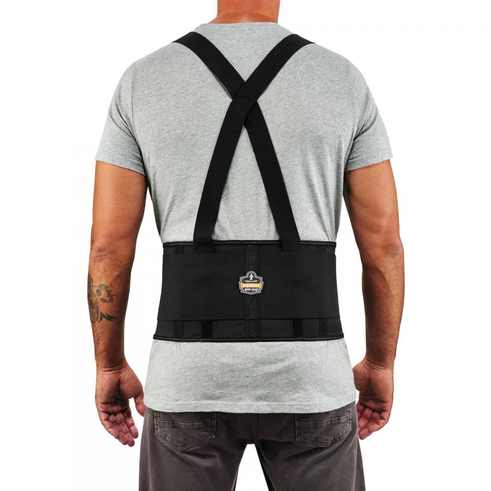 1650 S Black Elastic Back Support Brace<span class=' ItemWarning' style='display:block;'>Item is usually in stock, but we&#39;ll be in touch if there&#39;s a problem<br /></span>