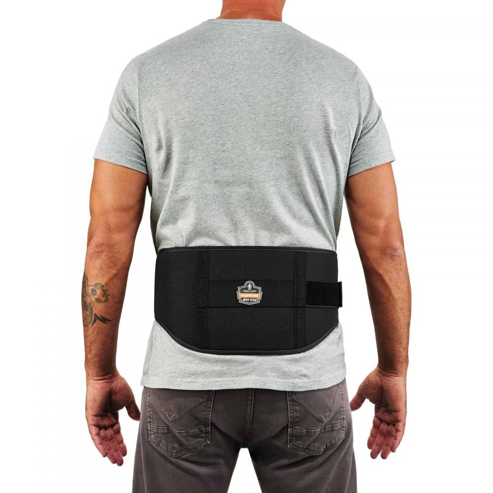 1500 S Black Weightlifting Style Back Support Brace<span class=' ItemWarning' style='display:block;'>Item is usually in stock, but we&#39;ll be in touch if there&#39;s a problem<br /></span>