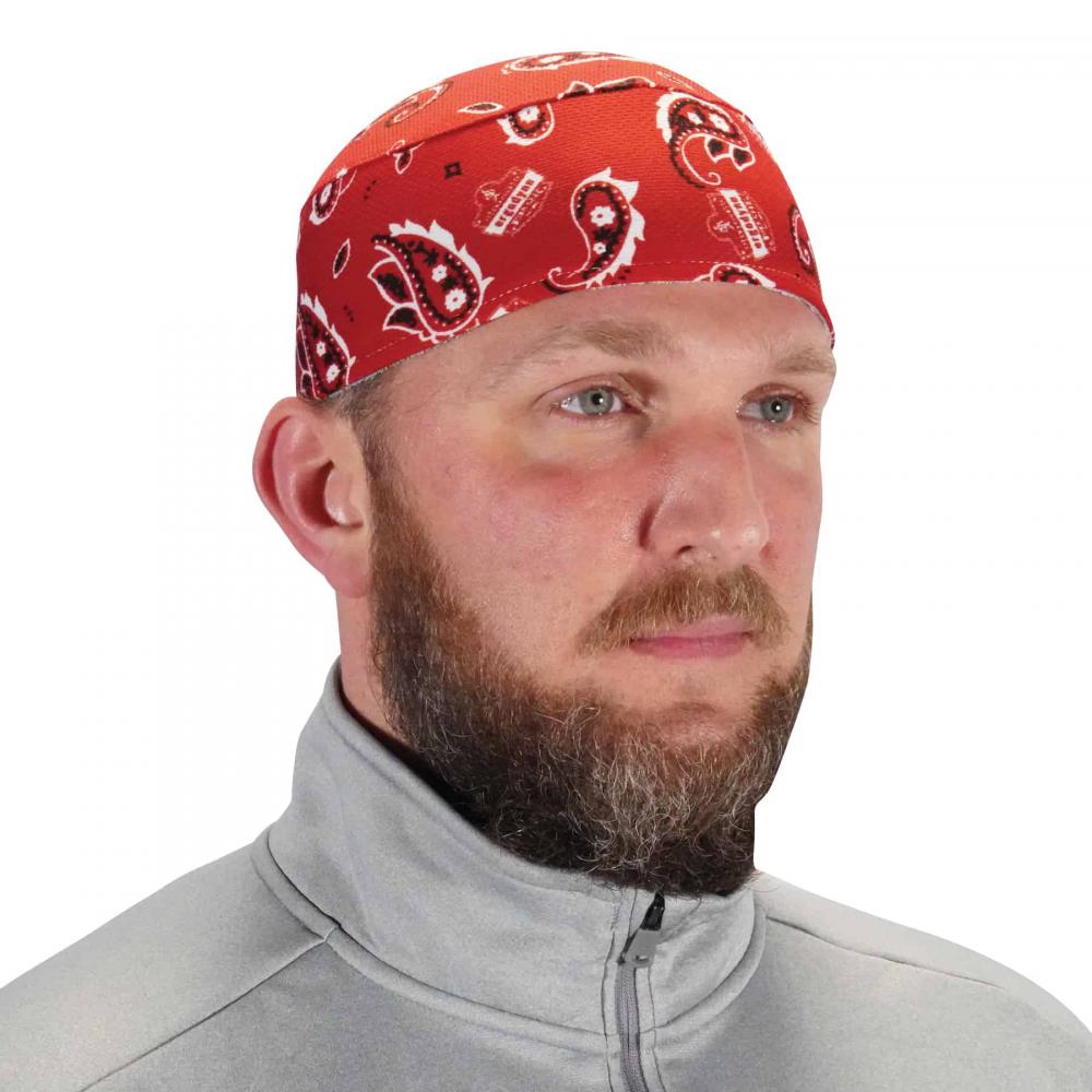 6630 Red Western High-Performance Terry Cloth Skull Cap<span class=' ItemWarning' style='display:block;'>Item is usually in stock, but we&#39;ll be in touch if there&#39;s a problem<br /></span>