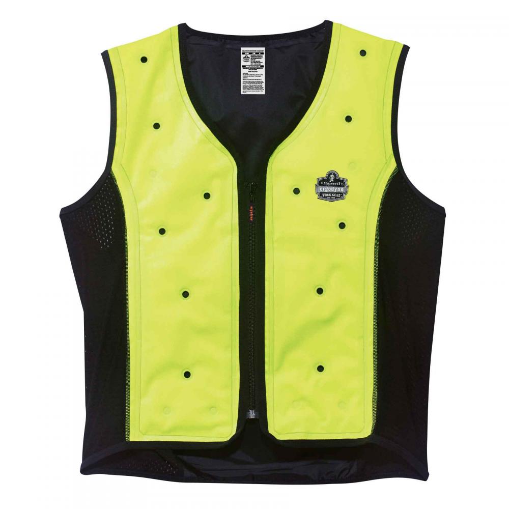 6685 XL Lime Dry Evaporative Cooling Vest - Zipper<span class=' ItemWarning' style='display:block;'>Item is usually in stock, but we&#39;ll be in touch if there&#39;s a problem<br /></span>