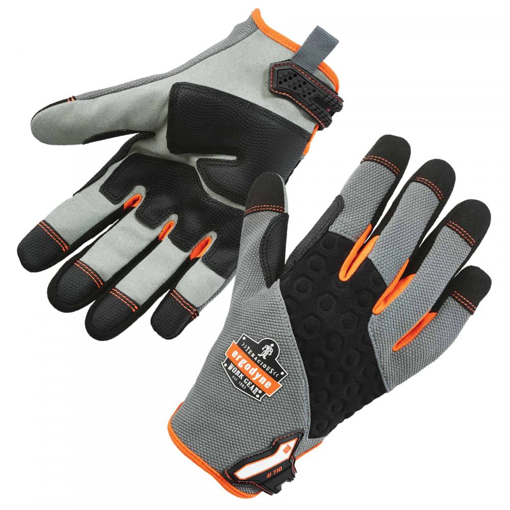 710 L Gray Heavy-Duty Mechanics Gloves<span class=' ItemWarning' style='display:block;'>Item is usually in stock, but we&#39;ll be in touch if there&#39;s a problem<br /></span>