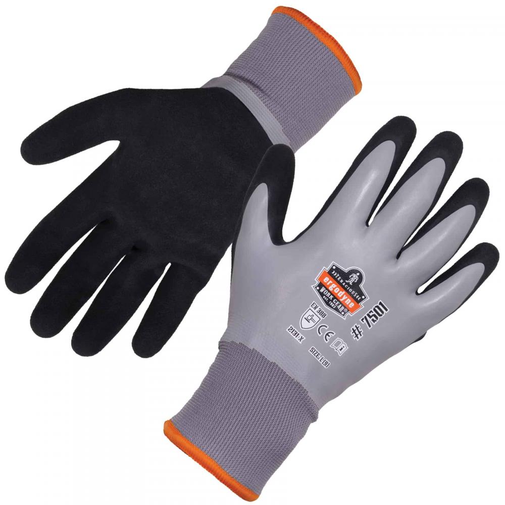 7501 1-pair S Gray Coated Waterproof Winter Gloves<span class=' ItemWarning' style='display:block;'>Item is usually in stock, but we&#39;ll be in touch if there&#39;s a problem<br /></span>