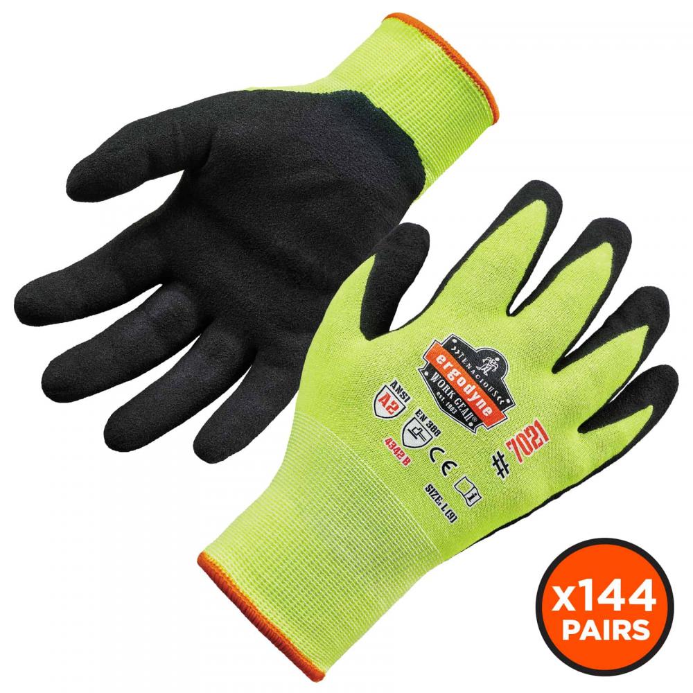 7021 144-pair 2XL Lime Hi-Vis Nitrile Coated CR Gloves<span class=' ItemWarning' style='display:block;'>Item is usually in stock, but we&#39;ll be in touch if there&#39;s a problem<br /></span>