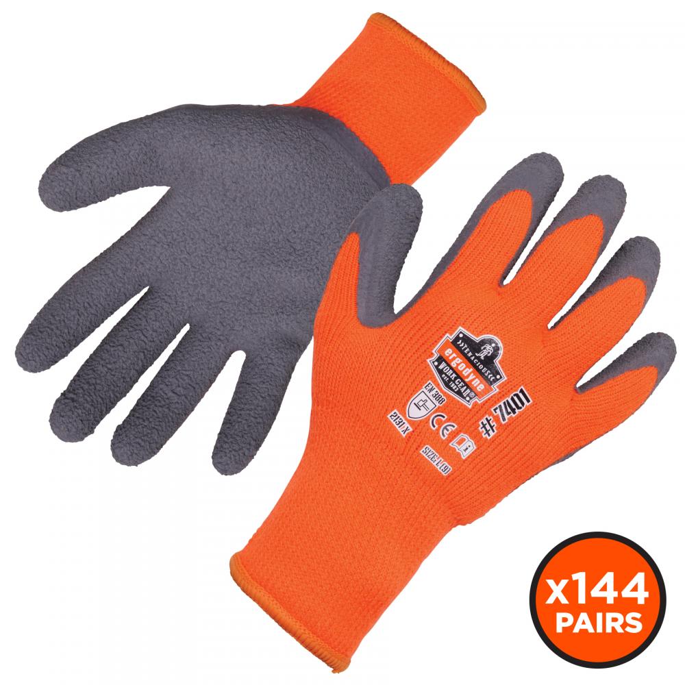 7401 144-pair L Orange Coated Lightweight Winter Gloves<span class=' ItemWarning' style='display:block;'>Item is usually in stock, but we&#39;ll be in touch if there&#39;s a problem<br /></span>