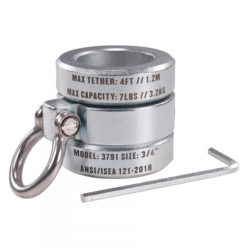 3791 .75 in Silver Connecting Bar Lock Collar - Tool Attachment Point<span class=' ItemWarning' style='display:block;'>Item is usually in stock, but we&#39;ll be in touch if there&#39;s a problem<br /></span>