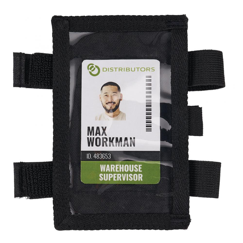 3390 Black Dual Band Arm ID Badge Holder HL<span class=' ItemWarning' style='display:block;'>Item is usually in stock, but we&#39;ll be in touch if there&#39;s a problem<br /></span>